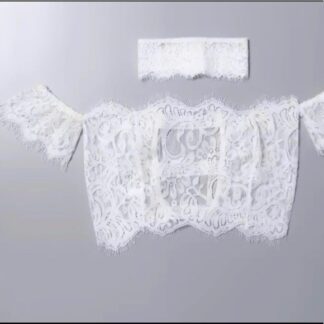Lace Top with Matching Neck Piece