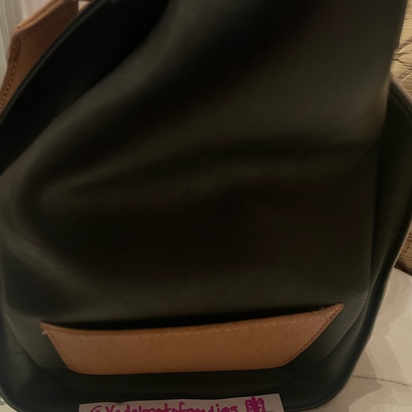 Colorblock Structured Satchel Crossbody Handbag - Image 4