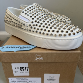 Christian Louboutin Spike boat shoes